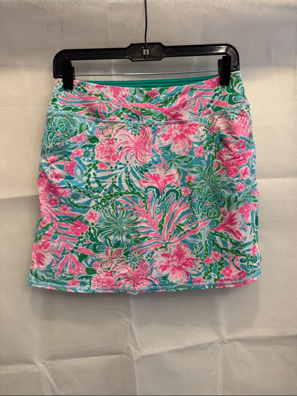Lilly Pulitzer Pink & Teal Floral Mini Skort